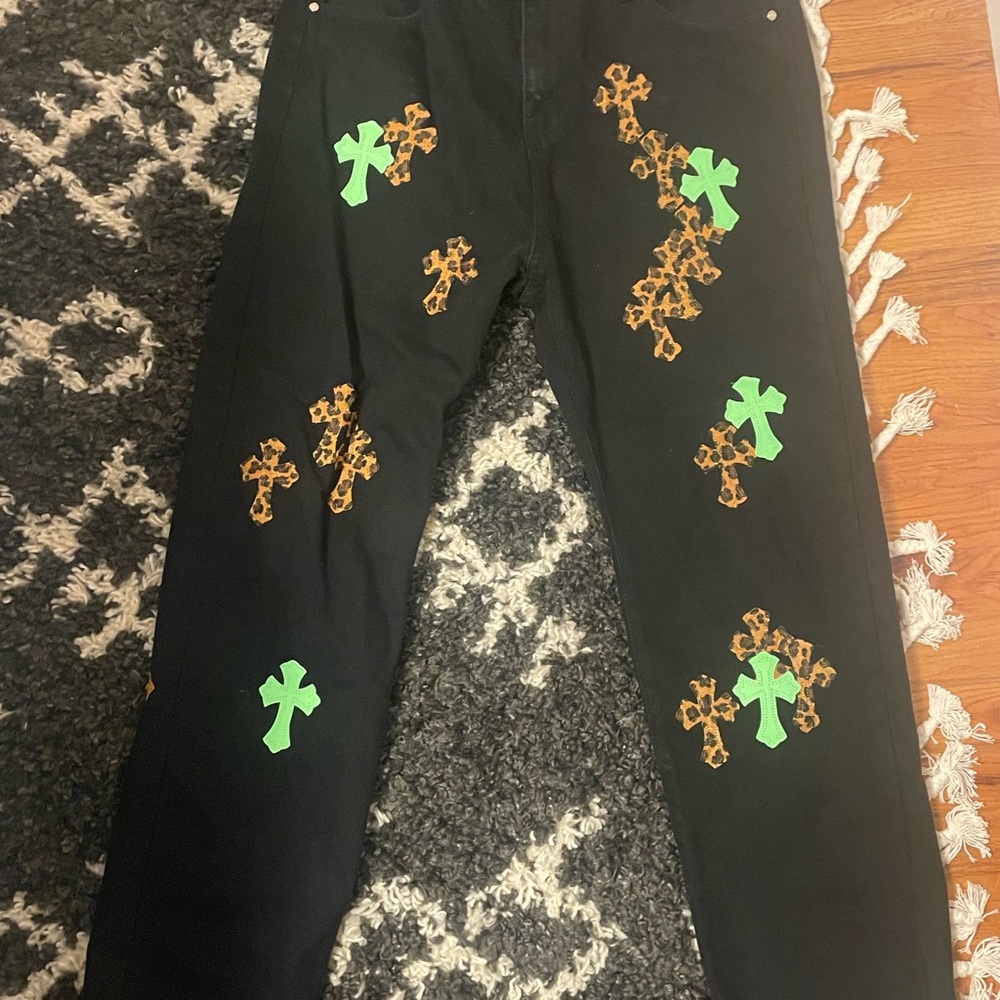 Chrome Hearts Black Denim